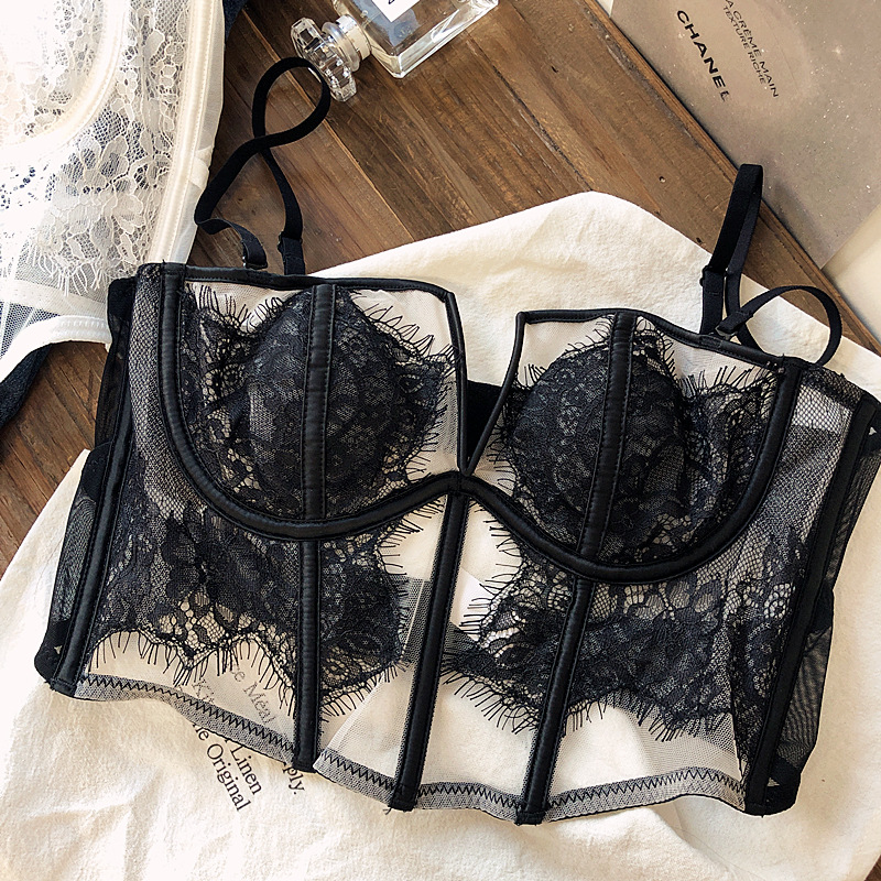 Evelyn Premium Lingerie Set In Black