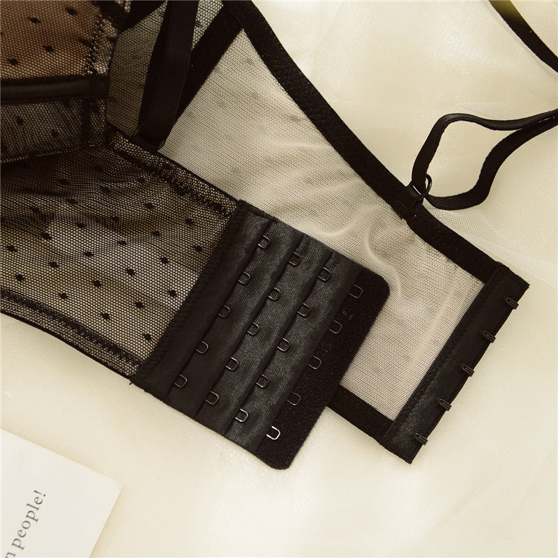 Allie Lace Up Corset Set In Black