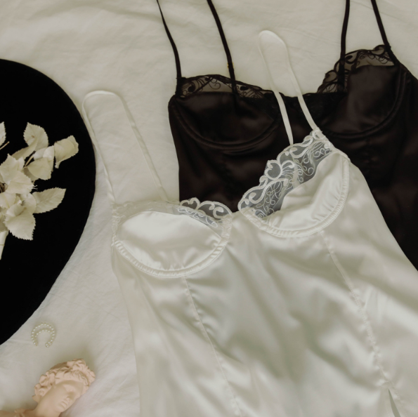 Shara Lace Lingerie In White