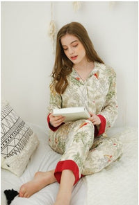 Alexa Premium PJ Set (Long) - Lace Theories