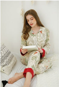 Alexa Premium PJ Set (Long) - Lace Theories