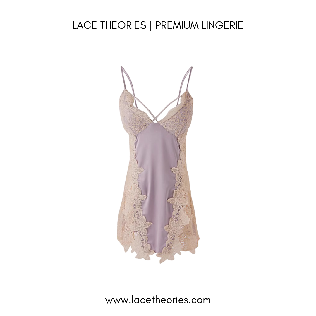 Aine Lingerie Set In lilac