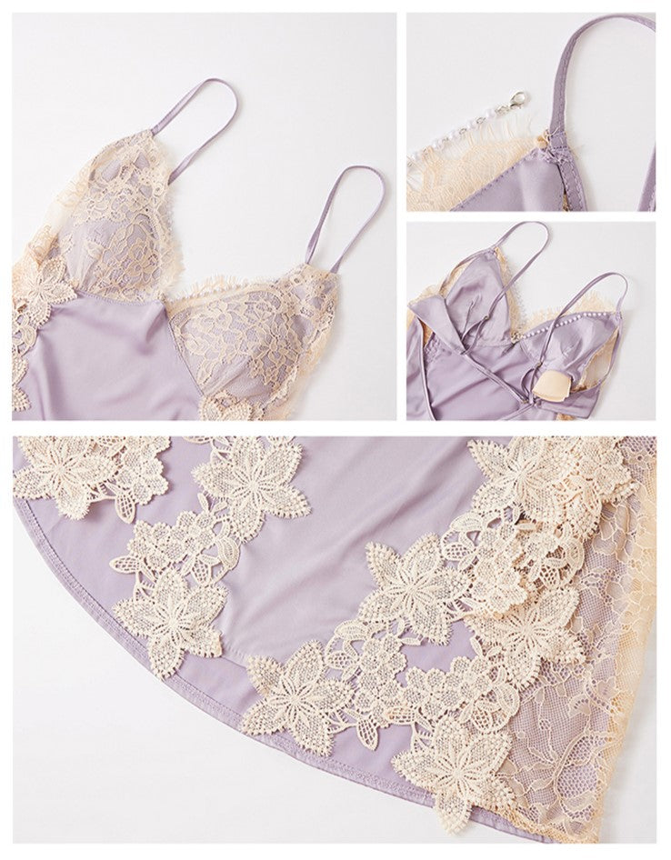 Aine Lingerie Set In lilac