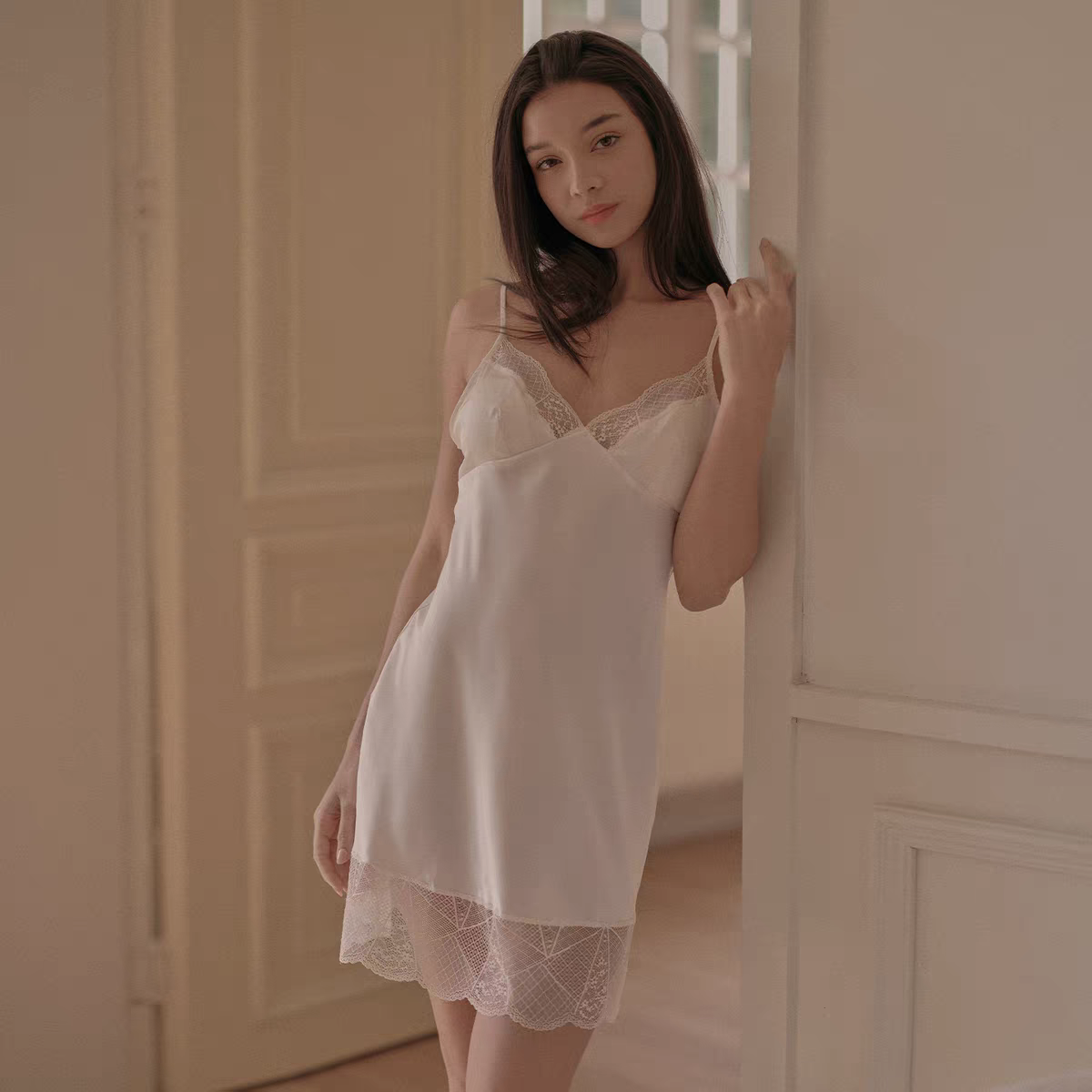 Alexandra Premium Sleepwear In White