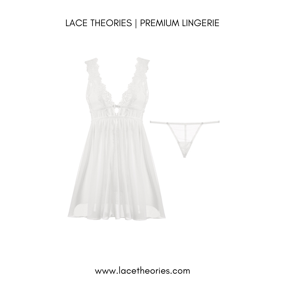 Avalon Lace Nightwear In White