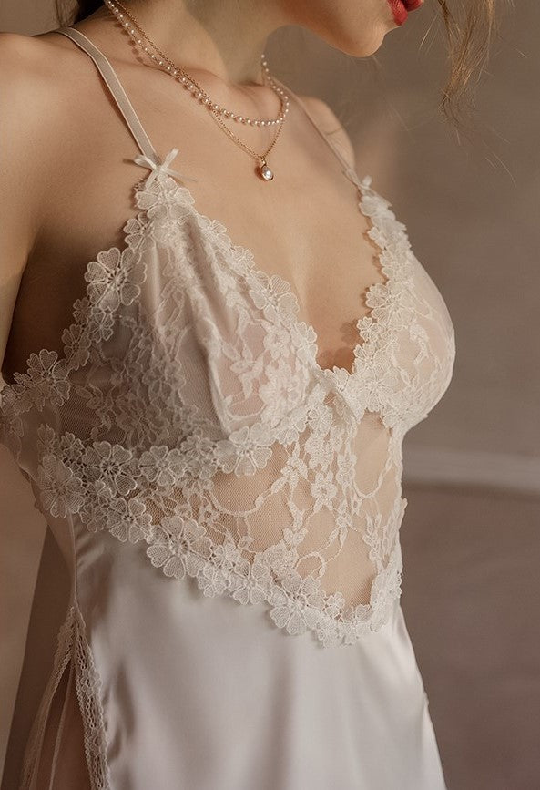 Melba Lace Lingerie In White