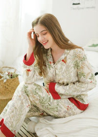 Alexa Premium PJ Set (Long) - Lace Theories