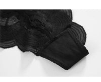 Arthemis Lace Bra Set (Black) - Lace Theories