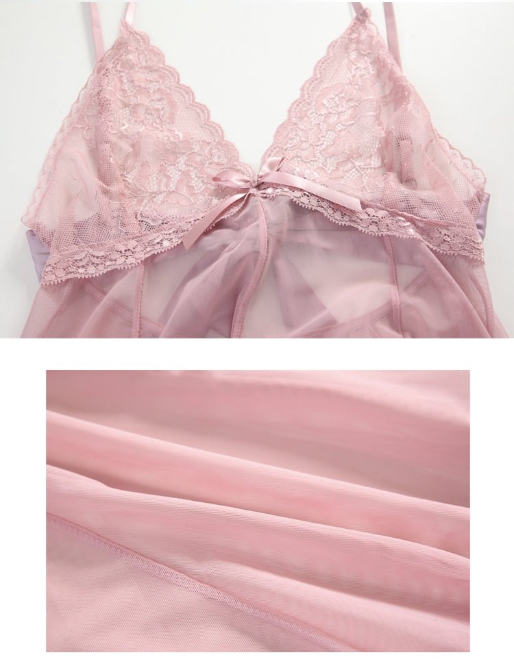 Levana Lingerie Set (Pink) - Lace Theories