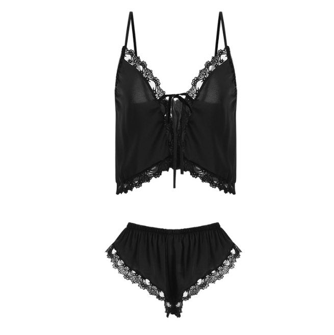 Miles Nightwear Set (Black)